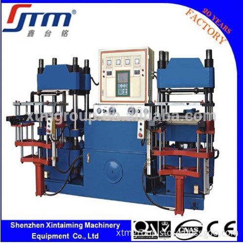 Top Quality Double Working Stations Rubber Hydraulic Press For Rubber Vulcanization With ISO / CE